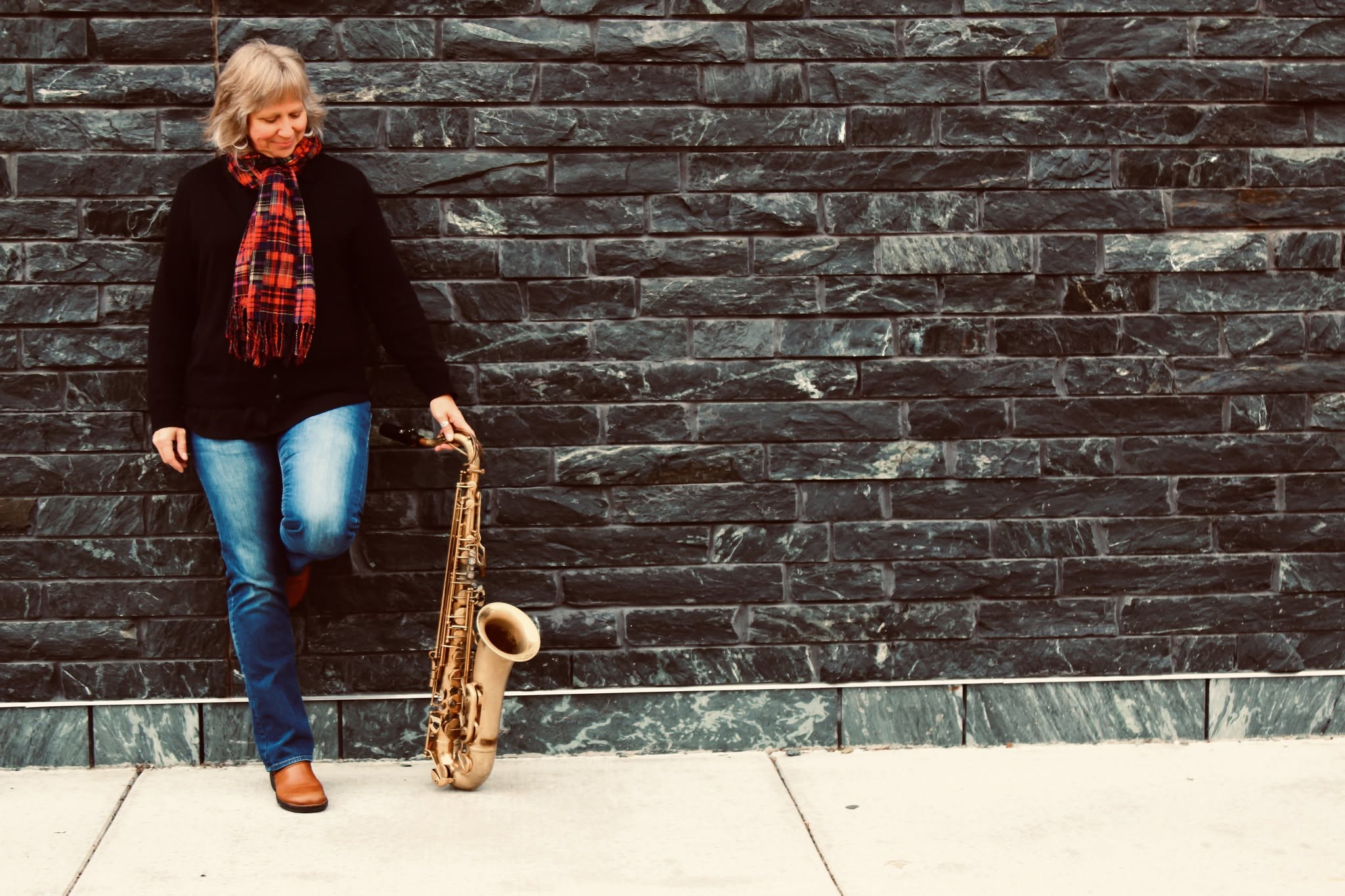 Sue Orfield By Wall