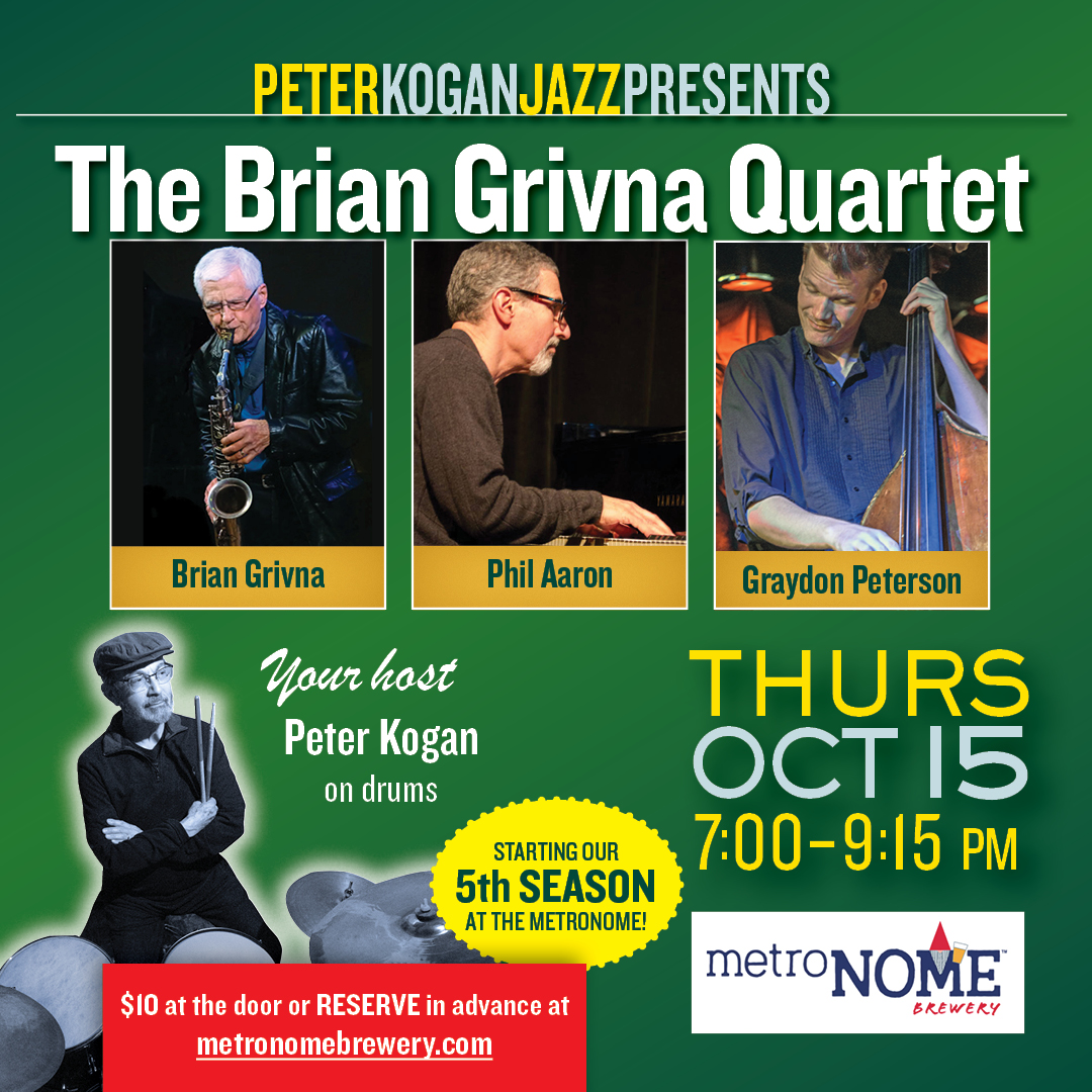 Brian Grivna Quartet 10 15 26 Insta